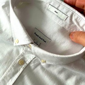 White shirt men Large frank & oak